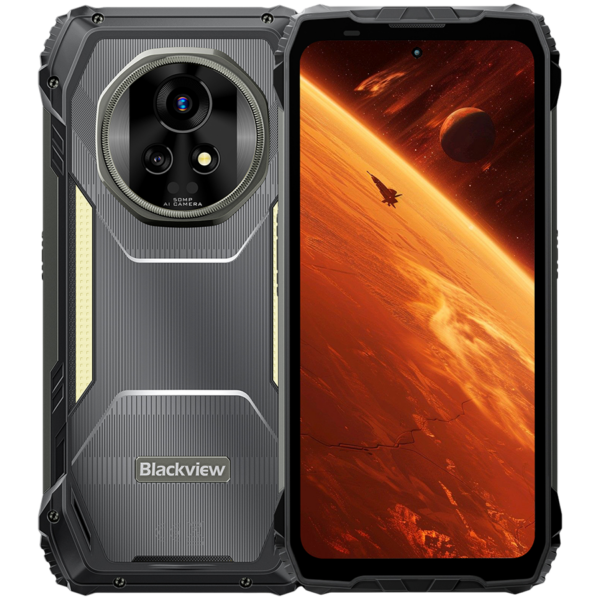 Blackview XPLORE 2 Rugged Phone 6.73 inch AMOLED 3200×1440 120Hz 12/256Gb MT 8300 Octa-Core 3.35GHz 50MP Front 50+20MP Rear Cam Night Vision, 20000mAh,Black „BVXPLORE2_BK12_EU” (timbru verde 0.45 lei)