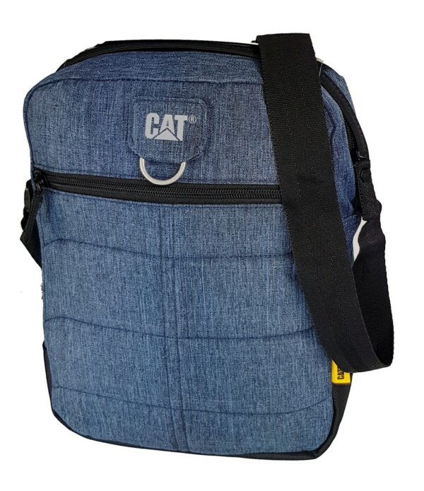 Borseta de umar CATERPILLAR Millennial Classic – Ryan, material 600D HD polyester – negru/bleumarin „CAT-83434-447”