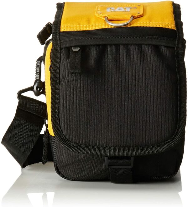 Borseta de umar CATERPILLAR Millennial Classic – Ronald, material 600D HD polyester – negru cu galbe „CAT-83439-12”