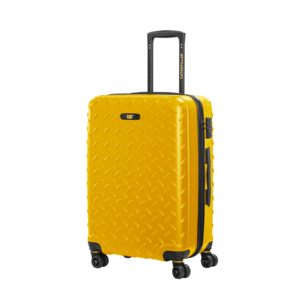 Troller CATERPILLAR Industrial Plate, 44 x 27 x 65 cm (Lxlxh), 59L, ABS – galben „CAT-83685-217”