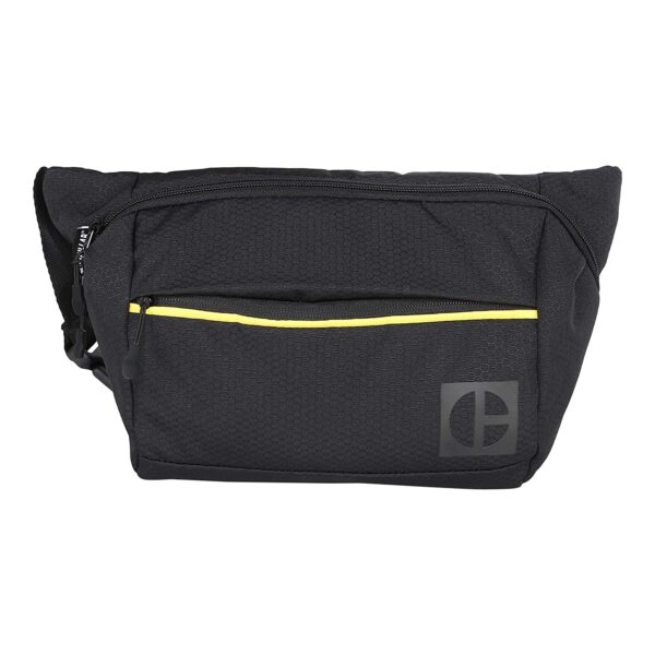 Borseta CATERPILLAR Code – Hex Parkour, material 420D hexagonal, buzunar cu fermoar – negru „CAT-83768-01”