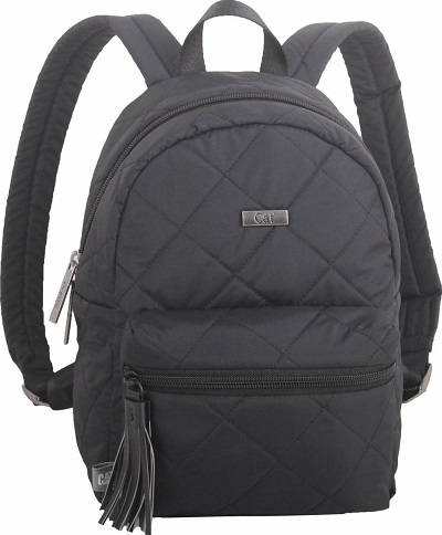 Mini rucsac femei CATERPILLAR Woman”s Molly, material 600D soft touch nylon – negru „CAT-83781-01”