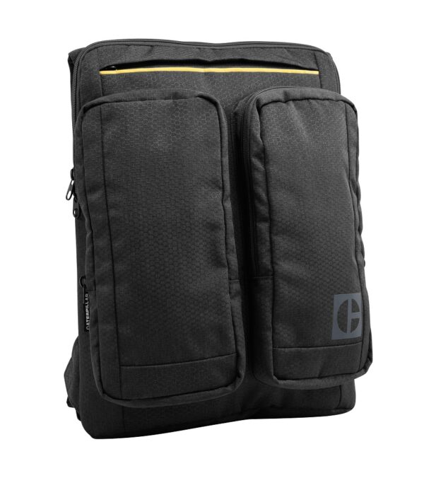 Rucsac CATERPILLAR Code – Quest Commuter, material 420D hexagonal, 2 buzunare exterioare – negru „CAT-83826-01”