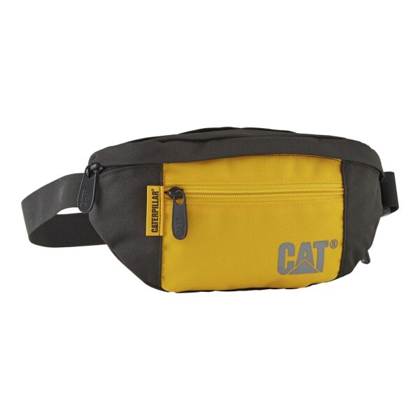 Borseta CATERPILLAR V Power, material 600D polyester, buzunar cu fermoar – negru/galben „CAT-84310-12”