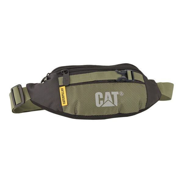 Borseta CATERPILLAR V Power A, material 210D polyester, buzunar cu fermoar – army/negru „CAT-84399-537”