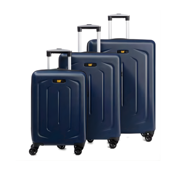 Set 3 trollere CATERPILLAR Cargo Sculpted, 35L, 59L, 92L, ABS+PC – midnight blue „CAT-84620-184”