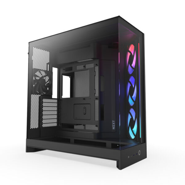 Carcasa NZXT H9 Flow RGB (2025), Dual-Chamber, Mid-Tower, Negru „CM-H92FB-R1” (timbru verde 0.32 lei)
