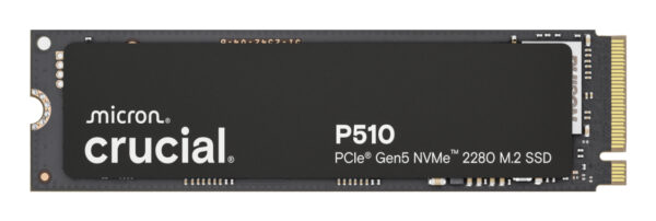 Crucial P510 2TB PCle Gen5 NVMe 2280 M.2 SSD „CT2000P510SSD8”