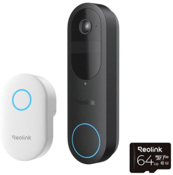 SONERIE VIDEO WIRELESS D340B 64GB CARD „D340B+CHIME+64GB” (timbru verde 0.8 lei)