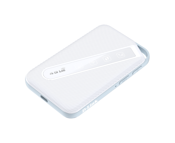 ROUTER D-LINK wireless. AX300, 4G LTE 150Mbps,baterie 3000mAh, slot SIM 4G/3G Wi-Fi 6, alb „DWR-932W” (timbru verde 0.8 lei)