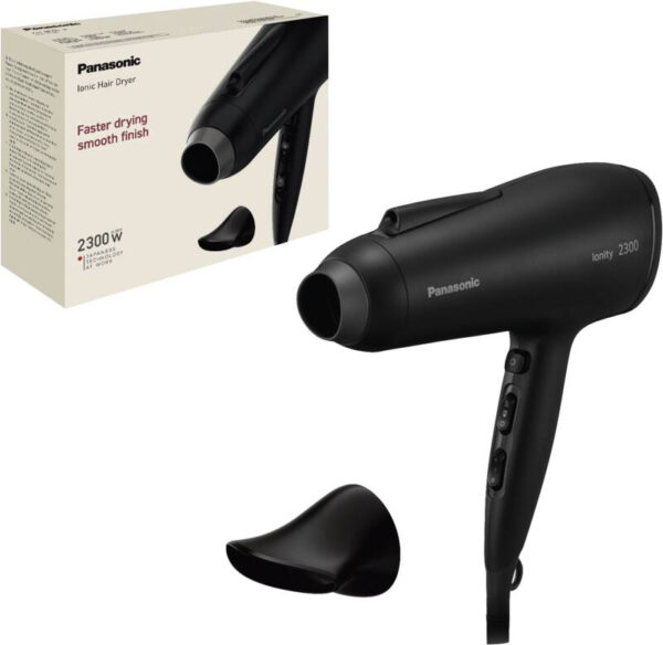 Uscator de par Panasonic EH-NE85-K825 (putere 2300W, atasament Air Boost, concentrator, ionizare, 3 temperaturi, 2 viteze), Panasonic „EH-NE85-K825” (timbru verde 2 lei)