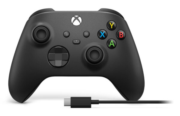 Wireless Controller + USB-C Cabel 2,7m Carbon Black, fur PC / Xbox One / S / X „EP2-29944” (timbru verde 0.8 lei)