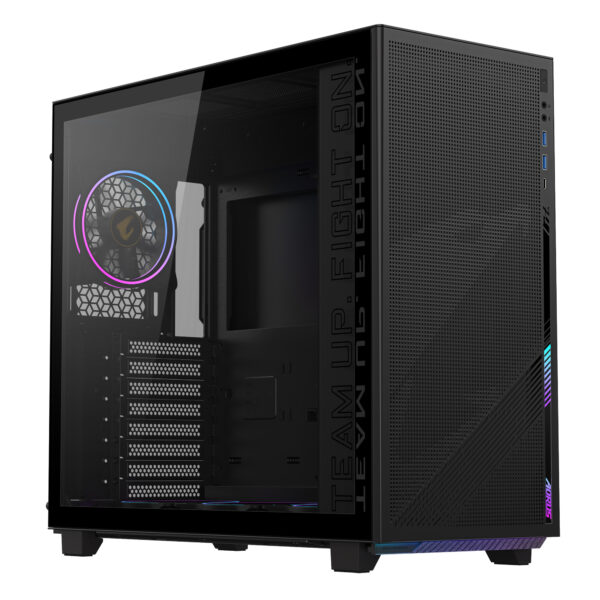 Carcasa GB-AC400G, Middle Tower, Fara sursa, Mini ITX, Micro ATX, ATX, Negru „GB-AC400G” (timbru verde 0.32 lei)
