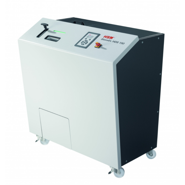 Distrugator digital media HSM HDS150 – fasie (40mm), securitate 2 „H-1772111” (timbru verde 11 lei)