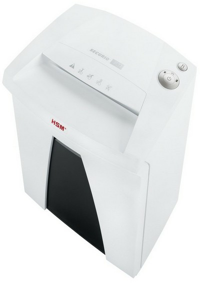 Distrugator documente manual HSM Securio B24, 4 coli, cross cut (1 x 5mm), securitate 7 „H-1784111” (timbru verde 11 lei)