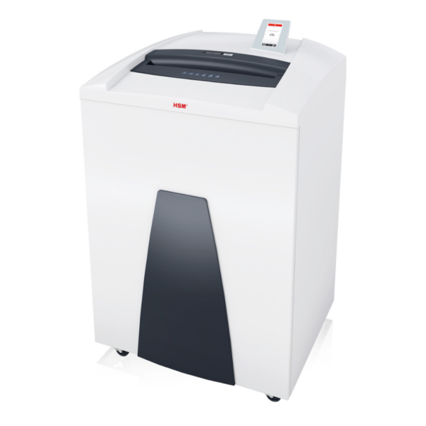 Distrugator documente manual HSM Securio P44i, 61-63 coli, fasie (3.9 mm), securitate 2 „H-1870121” (timbru verde 11 lei)