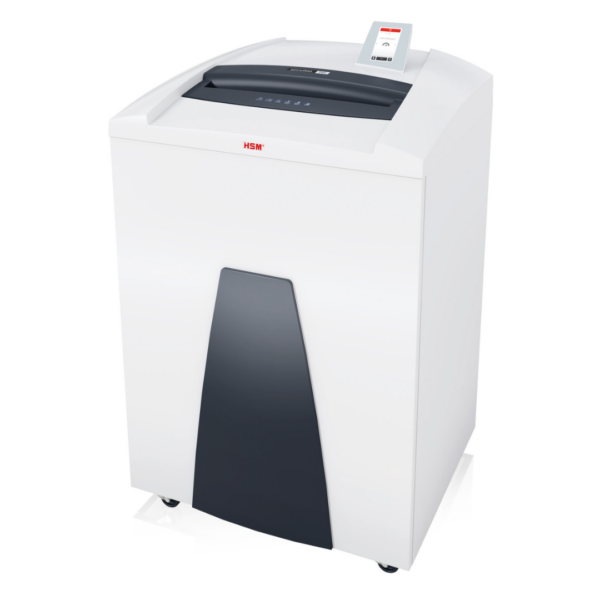 Distrugator documente manual HSM Securio P44i, 17-19 coli, cross cut (0.78 x 11 mm), securitate 6 „H-1875121” (timbru verde 11 lei)