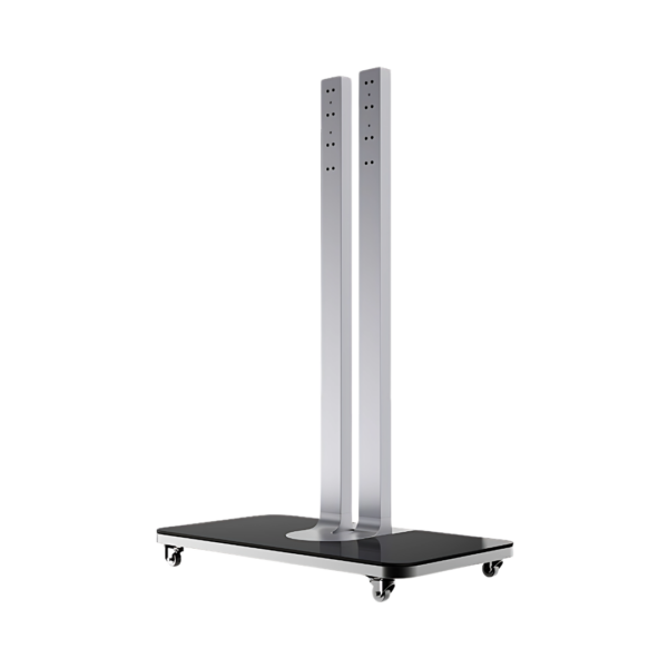 Stand pentru ecran interactiv HORION 86-98 inch, din otel carbon si sticla securizata „HO-HK90”