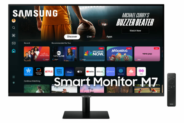 Monitor LED Smart M7 32 inch UHD Negru „LS32DM700UUXEN” (timbru verde 7 lei)