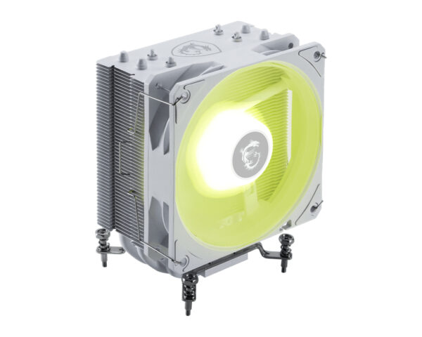 MSI MAG COREFROZR AA13 WHITE Global ARGB Gen2 Fan W/GREASE/HEAT PIPE-4 „MAG COREFROZR AA13 WHITE” (timbru verde 2 lei)
