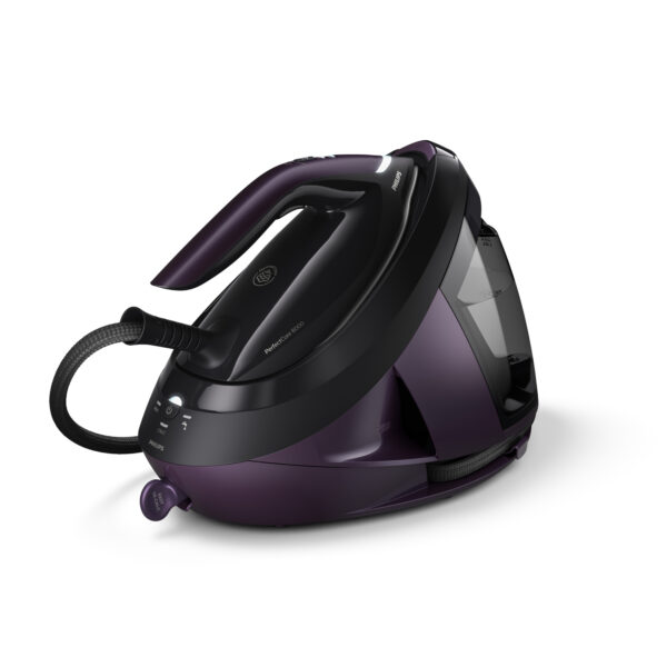 Fier de calcat Statie de calcat PHILIPS PerfectCare 8000 Series PSG8160/30, 2700W, 700g/min, 1.8l, Negru-Mov „PSG8160/30” (timbru verde 2 lei)