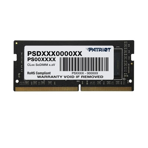 Memorie SODIMM Patriot DDR4 8 GB, frecventa 3200 MHz, 1 modul „SBPAT4G08SIGN09”