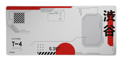 Mousepad Trust GXT 759 XXL, rosu/alb „TR-25717” (timbru verde 0.8 lei)