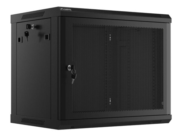 Dulap rack de perete 19″, 9U negru „WF01-6409-23B”