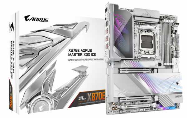 GIGABYTE X870E AORUS MASTER X3D ICE „X870E A MASTER X ICE”