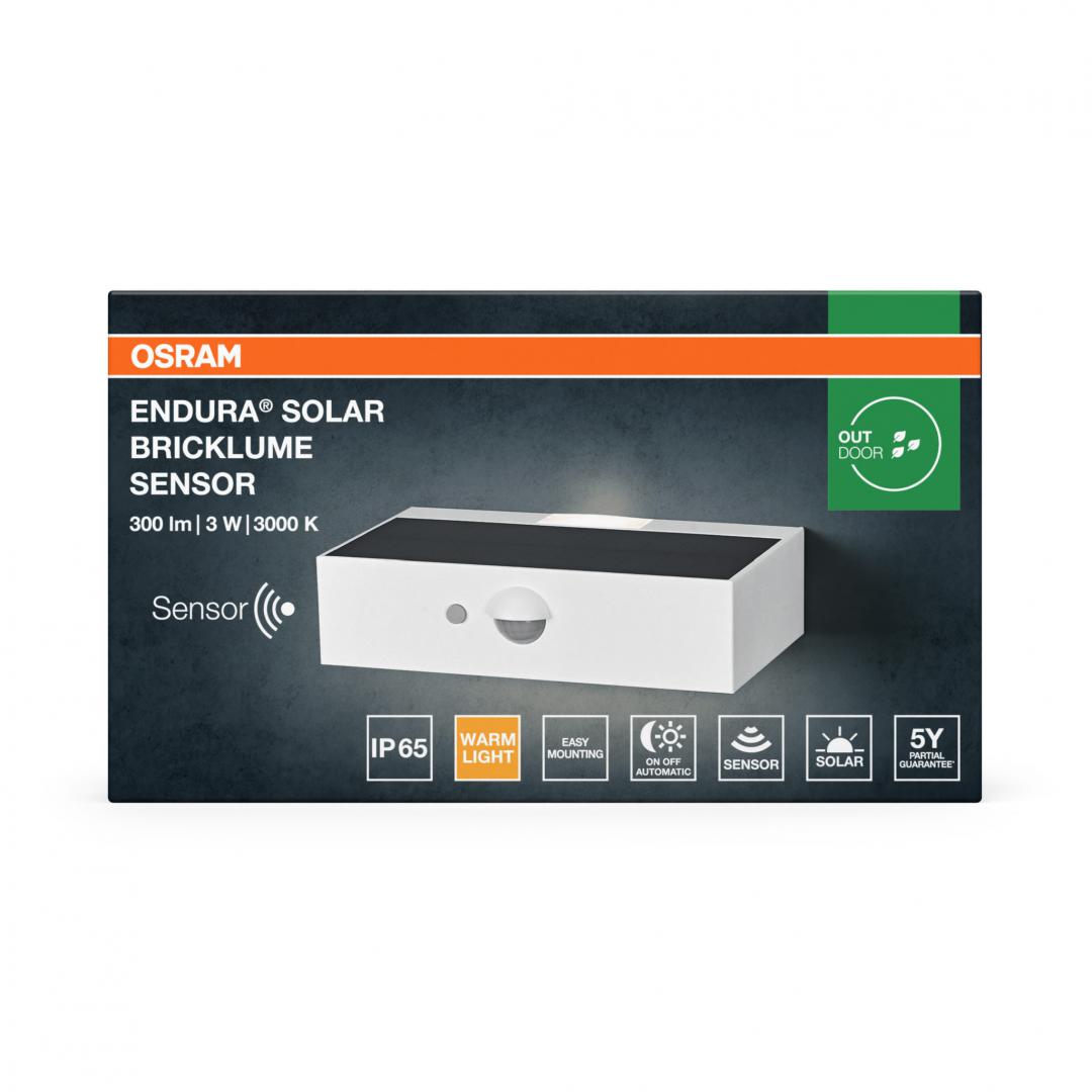 ENDURA SOLAR BRICKLUME SEN WT OSRAM „000004099854455919” (timbru verde 2 lei)