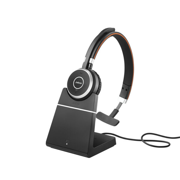 Casti cu microfon Jabra Evolve 65 SE Microsoft Stereo Stand, Bluetooth/USB + Link 380a (Negru) „6593-833-399” (timbru verde 0.18 lei)