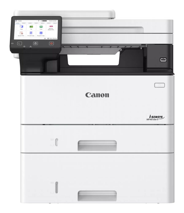 Multifunctional laser Mono Canon MF461DW II, A4, Functii: Impr.|Scan.|Cop., Viteza de Printare Monocrom: 36 ppm, Conectiv:USB|Ret|WiFi, Duplex:Da, ADF:ADF(Timbru Verde 23lei) „7188C019AA”