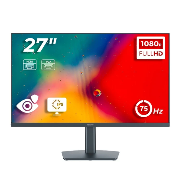 Monitor Profesional Office OptimX SE70IF, 27 Inch Full HD IPS,LED, HDMI, VGA, Boxe, 75Hz Refresh Rate „72125” (timbru verde 7 lei)