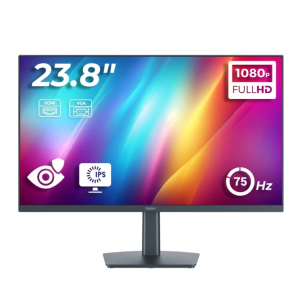 Monitor Profesional Office OptimX SE40IF, 23.8 Inch Full HD (1920×1080) IPS LED, HDMI, VGA, 75Hz Refresh Rate „72126” (timbru verde 7 lei)