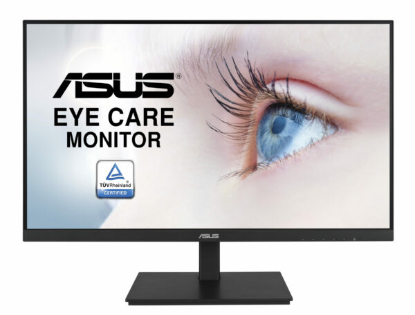 Monitor Gaming IPS LED ASUS 23.8″ VA24DQSB, Full HD (1920×1080), VGA, HDMI, DisplayPort, Adaptive-Sync, Pivot, Boxe, 75Hz, 5 ms (Negru) „90LM054J-B01370” (timbru verde 7 lei)
