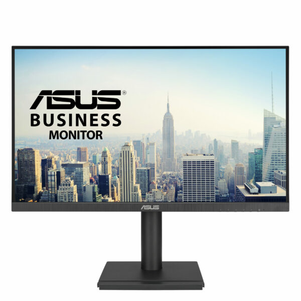 Monitor IPS LED ASUS 27″ VA27DQFS, Full HD (1920 x 1080), VGA, HDMI, DisplayPort, Pivot, Boxe, 100 Hz, 1 ms (Negru) „90LM06H0-B01370” (timbru verde 7 lei)