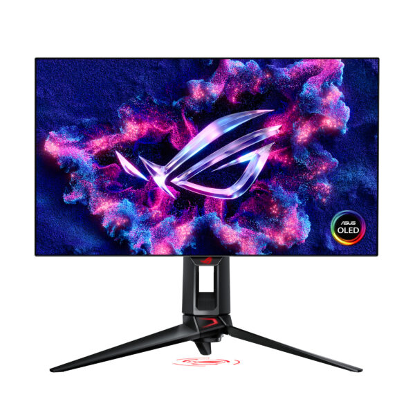 Monitor Gaming OLED ASUS ROG Swift 27″ PG27AQDP, QHD (2560 x 1440), HDMI, DisplayPort, Pivot, 480 Hz, 0.03 ms (Negru) „90LM0A20-B01A70” (timbru verde 7 lei)
