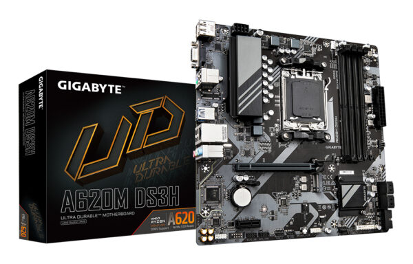 MB AMD A620 SAM5 MATX/A620M DS3H 2.0 GIGABYTE „A620M DS3H 2.0”