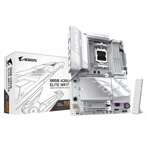 MB AMD B850 SAM5 ATX/B850 A ELITE WF7 ICE GIGABYTE „B850 A ELITE WF7 ICE 1.1”