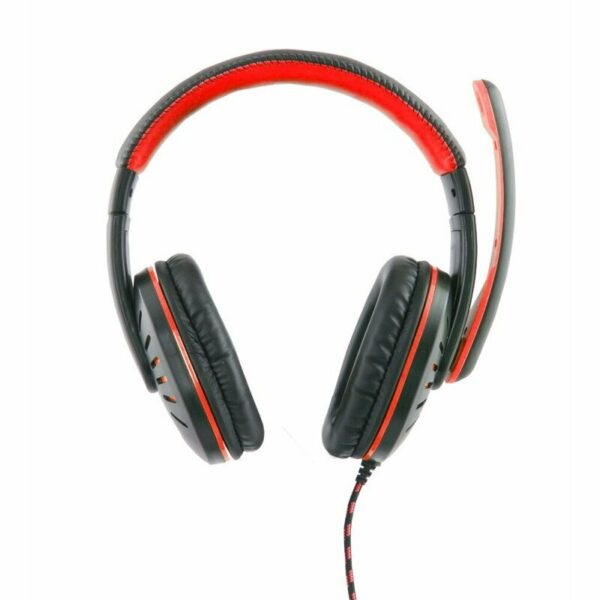 Casti gaming cu microfon Esperanza Crow EGH330B stereo 2m Negru/Rosu „EGH330R” (timbru verde 0.8 lei)