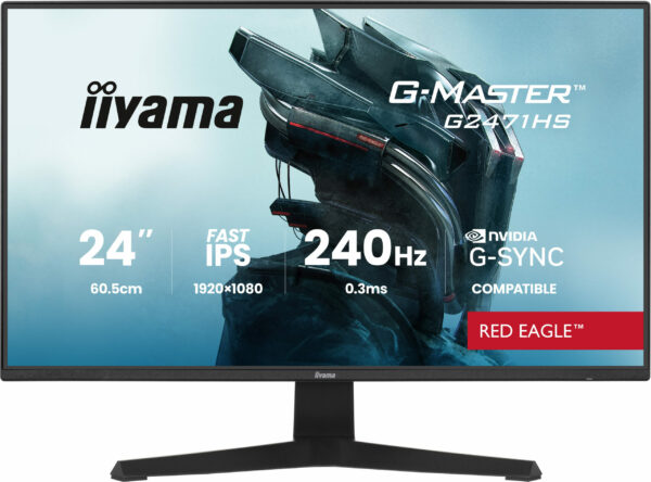 Gaming G-Master G2471HS-B1 23.8 inch FHD IPS 0.3 ms 240 Hz HDR G-Sync Compatible „G2471HS-B1” (timbru verde 7 lei)