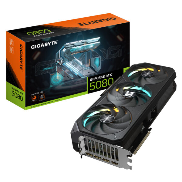 VGA PCIE16 RTX5080 16GB GDDR7/GV-N5080GAMING-16GD GIGABYTE „GV-N5080GAMING-16GD”