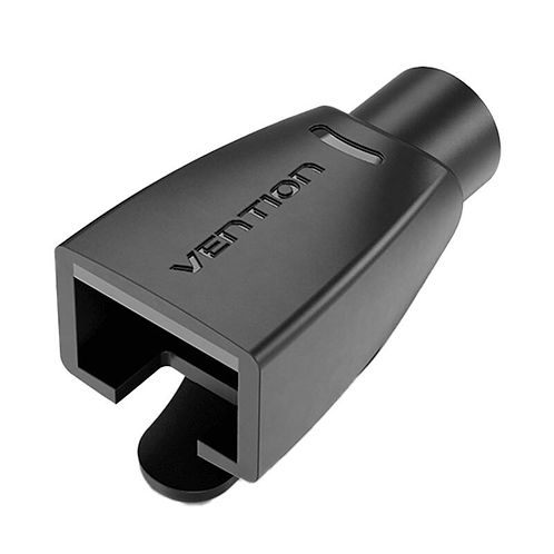 Manson mufe RJ-45 Vention pt. cablu UTP, FTP, SFTP, Cat5e | Cat6, RJ-45 (T), plastic, 50 buc, OD max 6mm, negru, „IODB0-50” (timbru verde 0.08 lei) -6922794750036