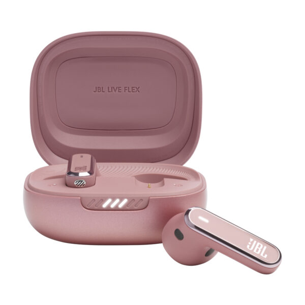 Live Flex, Autonomie 8 ore, Bluetooth 5.3, Roz „JBLLIVEFLEXROSE” (timbru verde 0.18 lei)