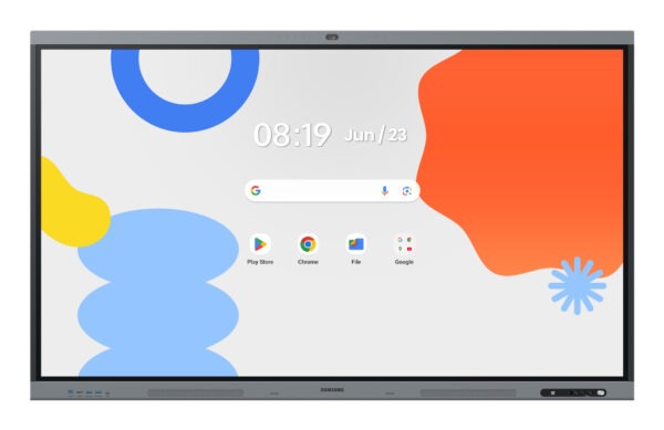 SAMSUNG WAFX-P Eboard WA65FX-P 65inch Android 15 EDLA Octacore 16GB RAM 128GB storage UHD IR Touch 3xHDMI USB-C PD 65W 48Mpixel auto „LH65WAFPLGCXEN” (timbru verde 15 lei)