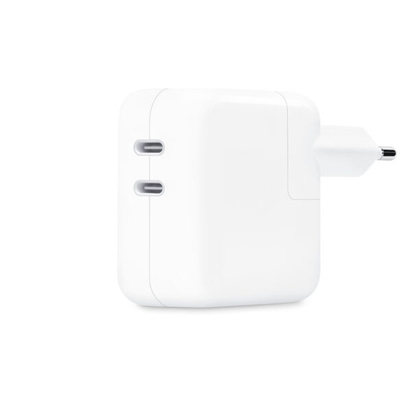 Incarcator de retea charger 2x USB-C without cable 35W White „MW2K3” (timbru verde 0.18 lei)