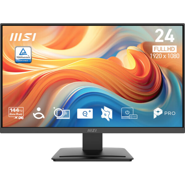 MSI PRO MP241 E14V Proffesional Monitor 23.8inch FHD 144Hz VA 250cd/m2 16:9 3500:1 HDMI DP HDR Adaptive-Sync 1ms MPRT „PRO MP241 E14V” (timbru verde 7 lei)
