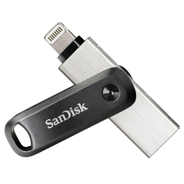 Memorie USB USB flash drive SanDisk iXpand GO SDIX60N-128G-GN6NE (128GB; Lightning, USB 3.0; silver color) „SDIX60N-128G-GN6NE” (timbru verde 0.03 lei)