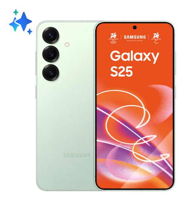 Galaxy S25, 512GB, 12GB RAM, Dual SIM, 5G, 4-Camere, Mint „SM-S931BLGHEUE” (timbru verde 0.45 lei)