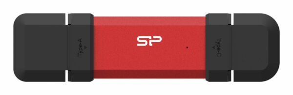SSD Extern Silicon Power DS72, 1TB, USB-A / Type-C 3.2 (Negru/Rosu) „SP001TBUC3S72VPR”